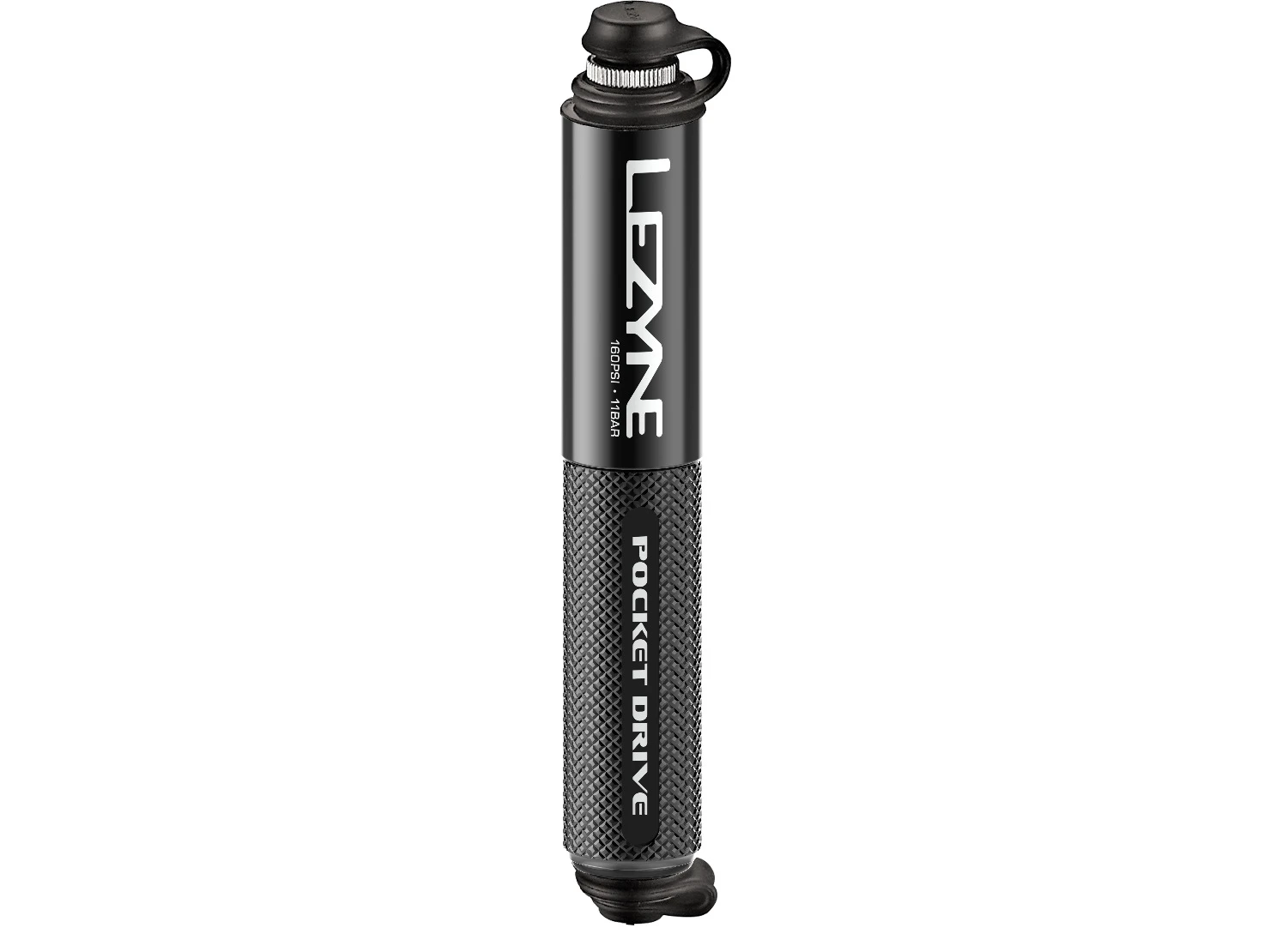 Lezyne Pocket Drive Håndpumpe, Sort, 160 PSI