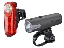 Cateye Sync Core & Kinetic Genopladeligt Lygtesæt, 500/50 Lumen