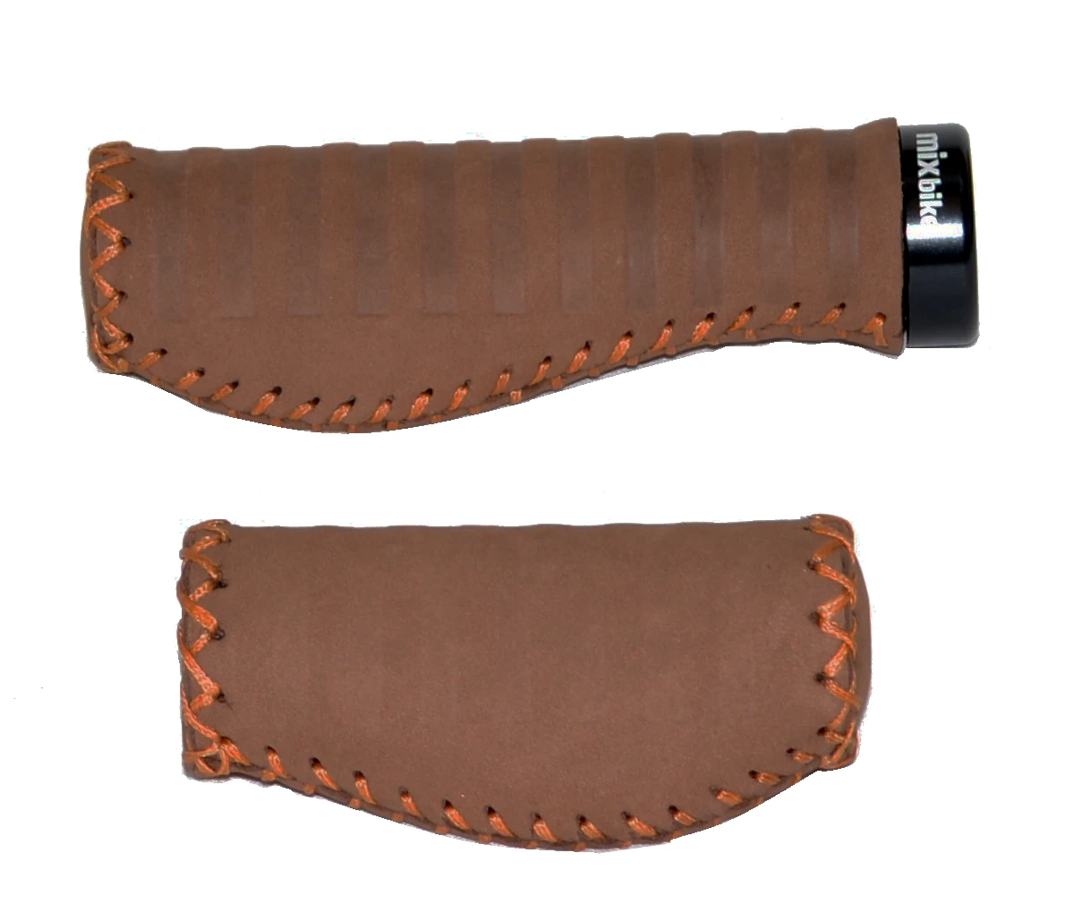 Mixbike Ergonomiske Læder Håndtag, 135/92mm