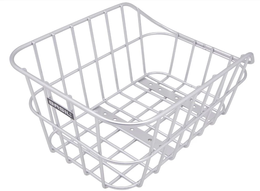 Basil Cento Silver Alu Cykelkurv, 30L - Image 2