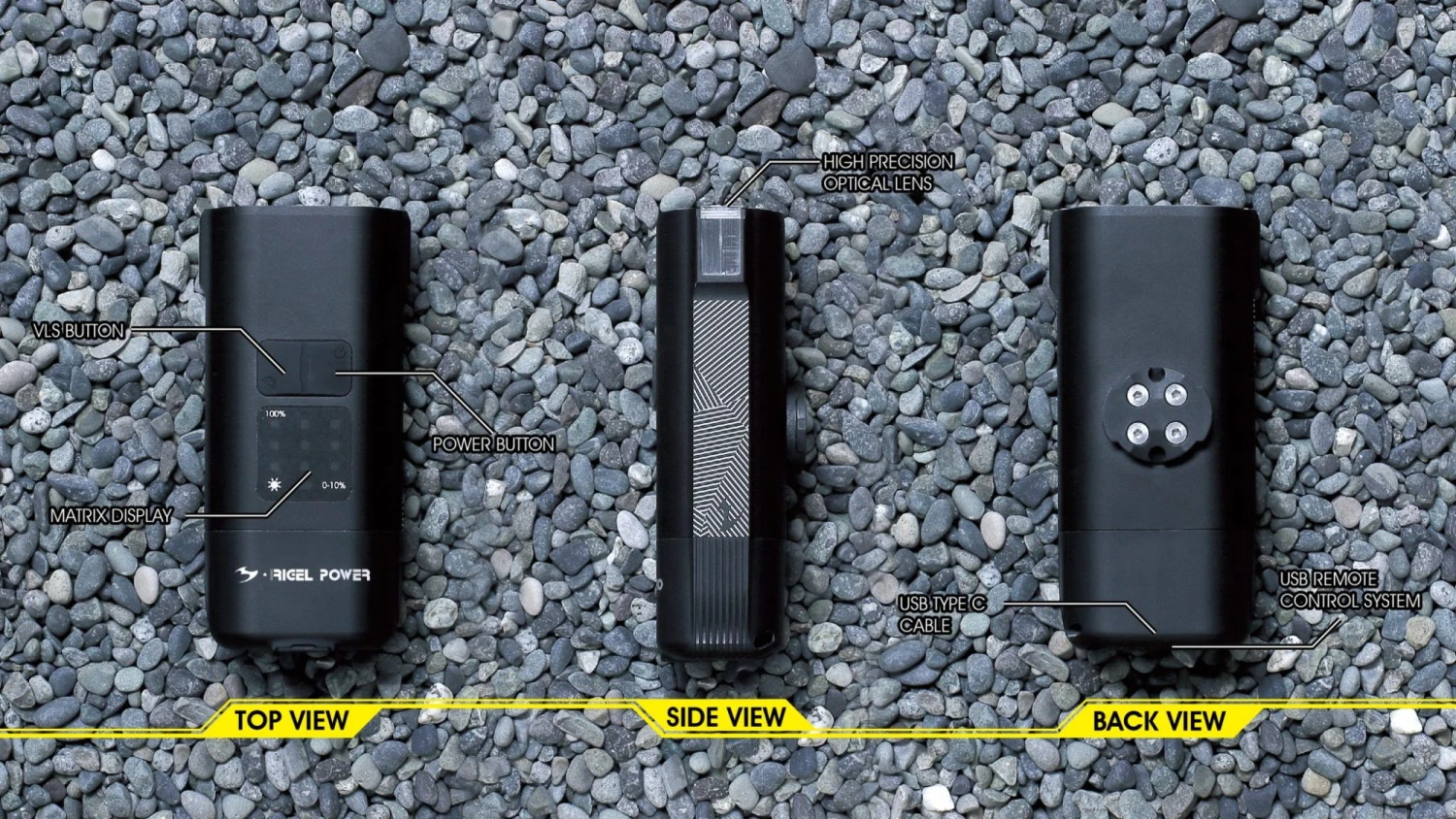 Moon Rigel Power Genopladelig Forlygte, 3600 Lumen - Image 4