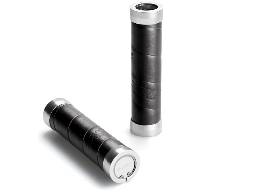 Brooks Slender Black Læder Håndtag, 130mm