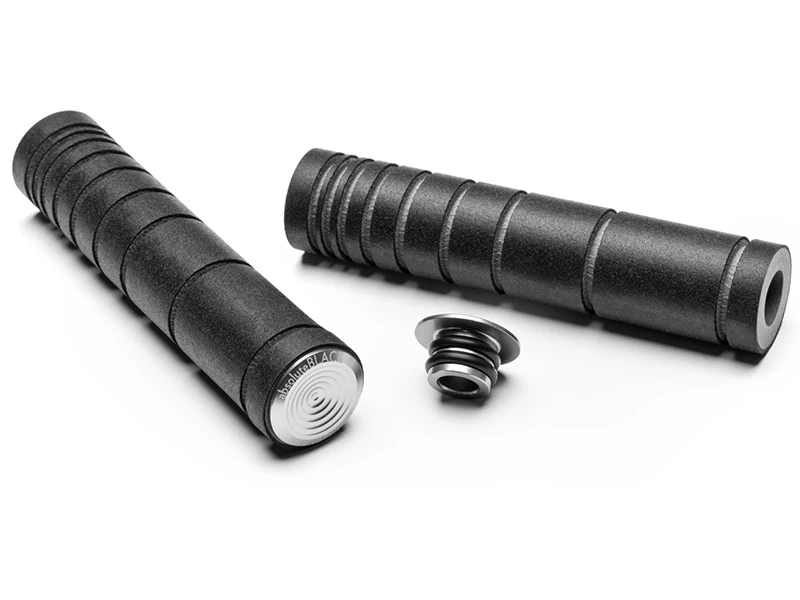 Absoluteblack Dual Density Silicone Håndtag, Black/Grey