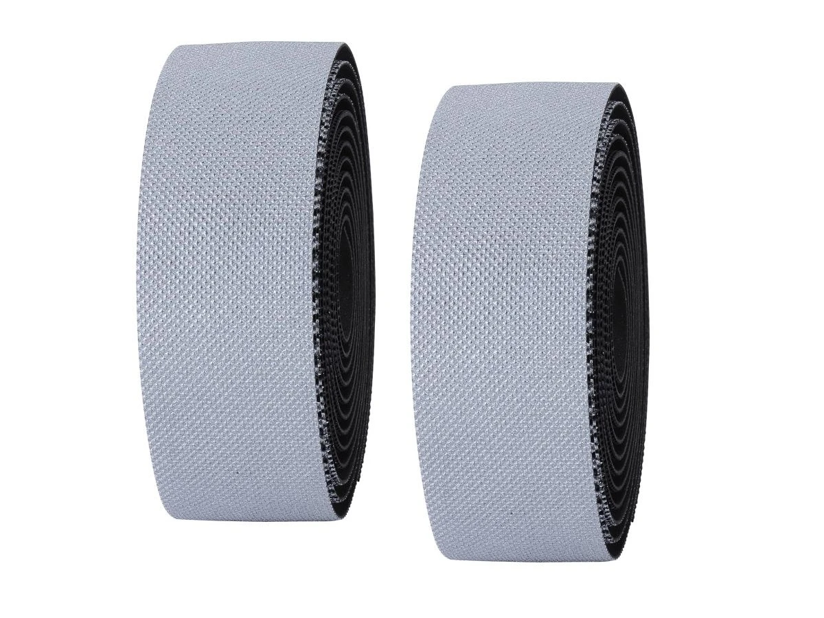 BBB ReflectRibbon Gel Styrbånd, Black/Silver