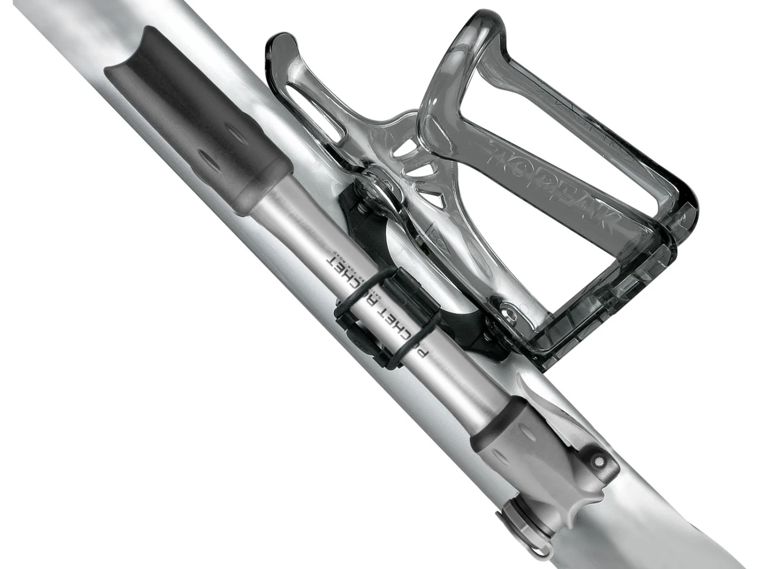 Topeak Pocket Rocket Silver Håndpumpe, 160 PSI - Image 2