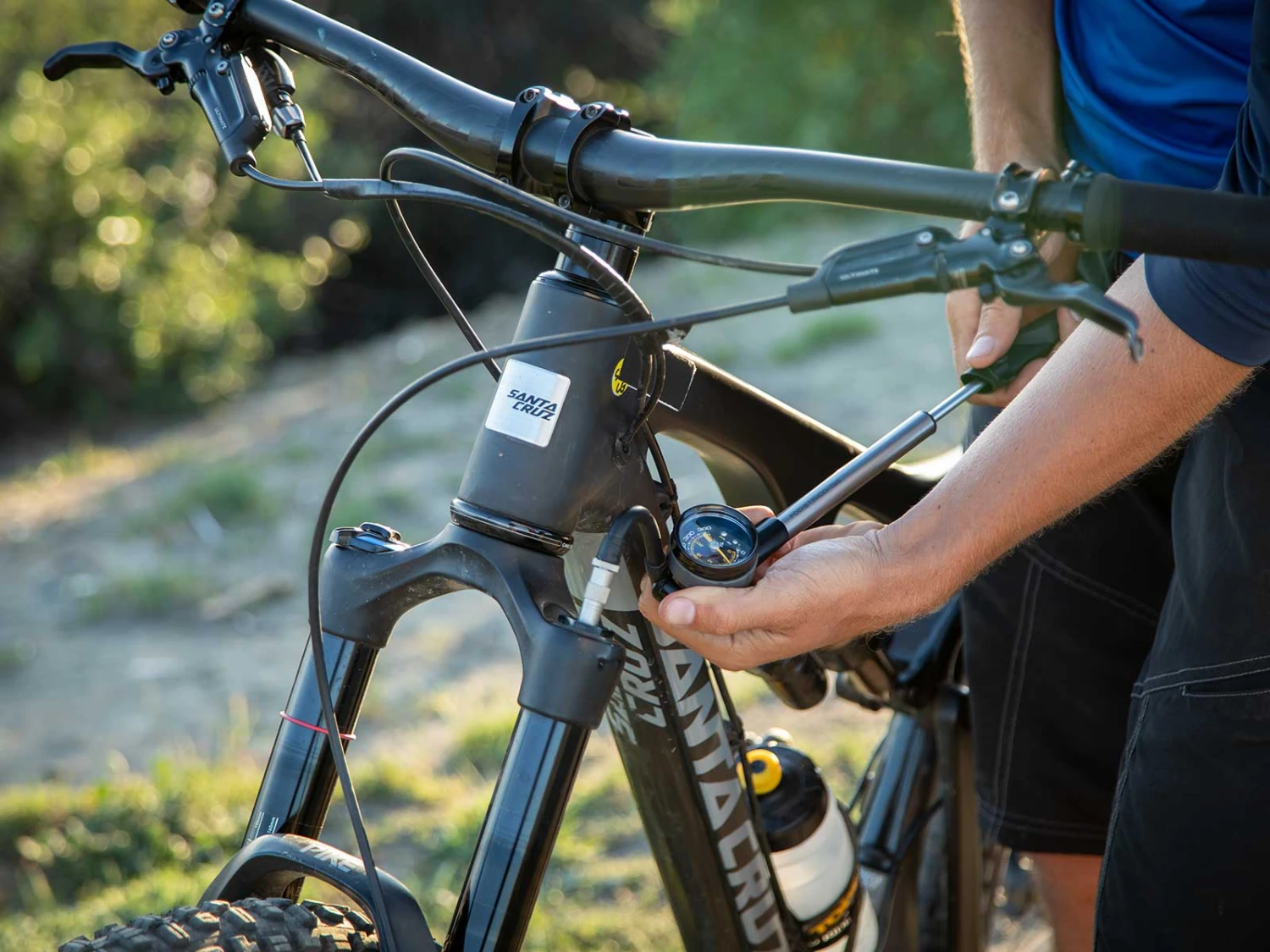 Topeak PocketShock DXG Forgaffelpumpe, 360 PSI - Image 3